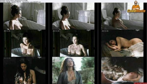 Hot Monica Bellucci Nipples and Side Boobs Photos photo 3