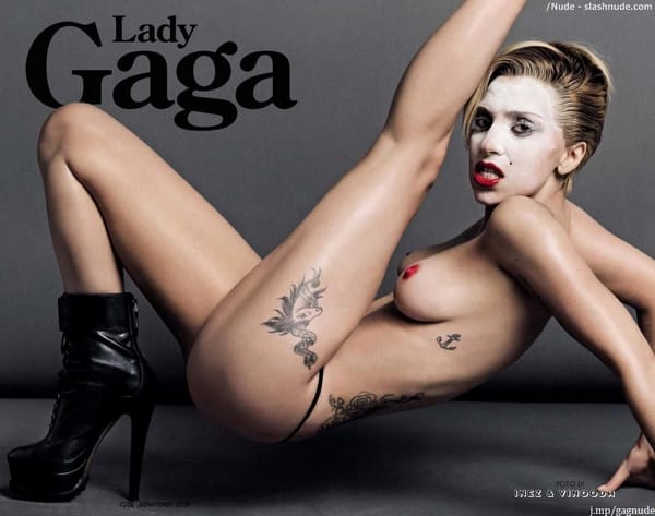 Full Frontal Lady Gaga Boobs & Ass Photos Collection photo 6