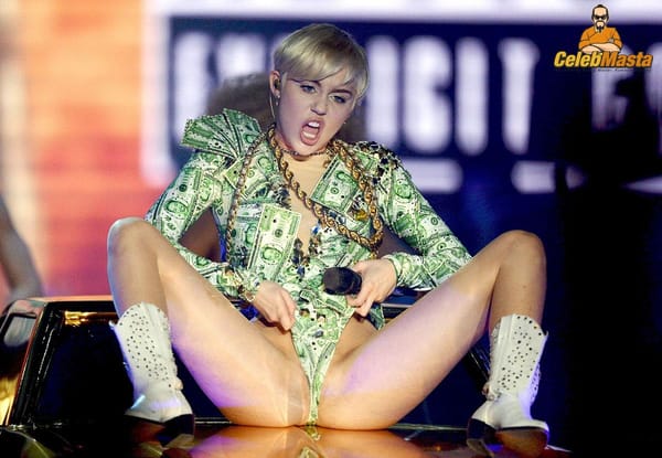 Miley Cyrus Pussy Surfaced in Weird Sex Pose Pics by Paper Magazine photo 9