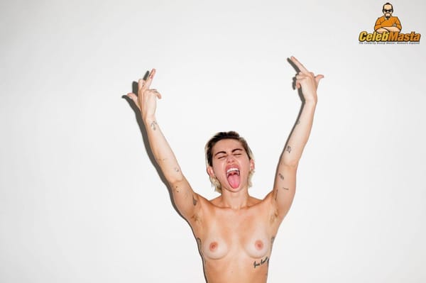 Miley Cyrus Pussy Surfaced in Weird Sex Pose Pics by Paper Magazine photo 17