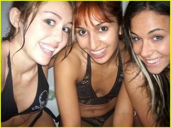 Young Miley Before Famous & Vacation Side Boobs Photos photo 16