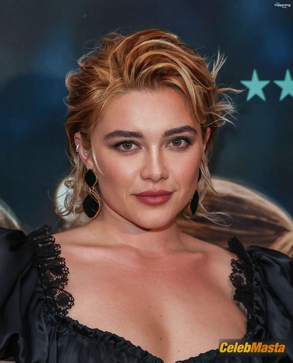 Florence Pugh Stuns In A Hot Black Lace At We Live In Time Premiere In London photo 10