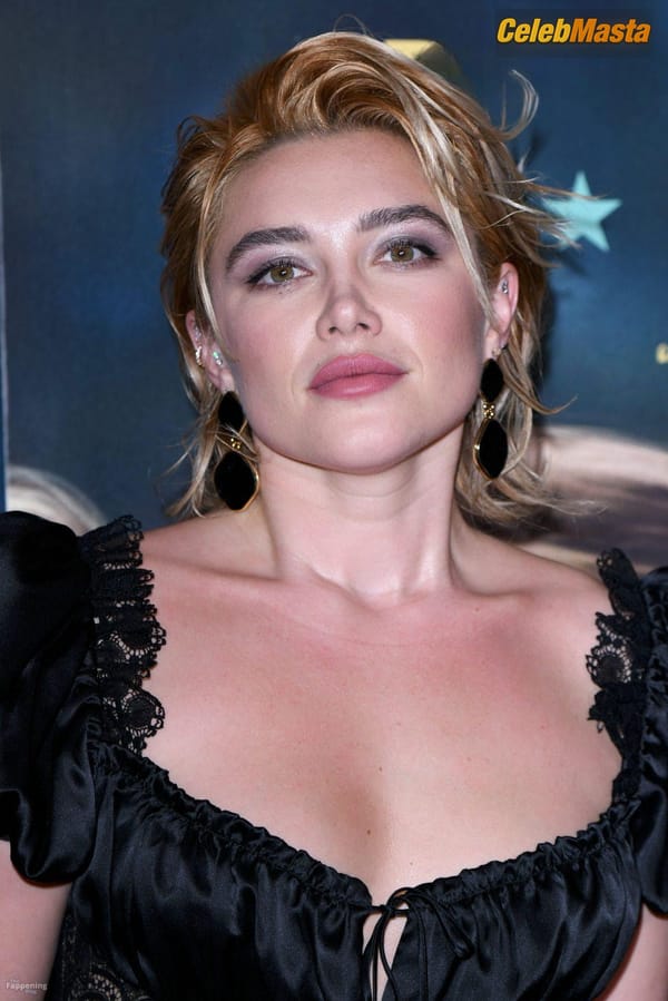 Florence Pugh Stuns In A Hot Black Lace At We Live In Time Premiere In London photo 13