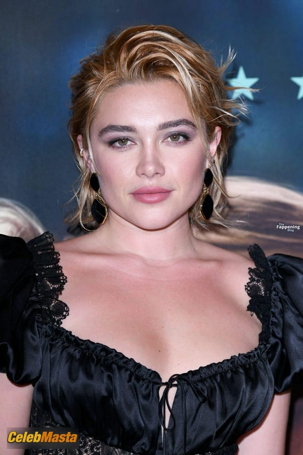 Florence Pugh Stuns In A Hot Black Lace At We Live In Time Premiere In London photo 27