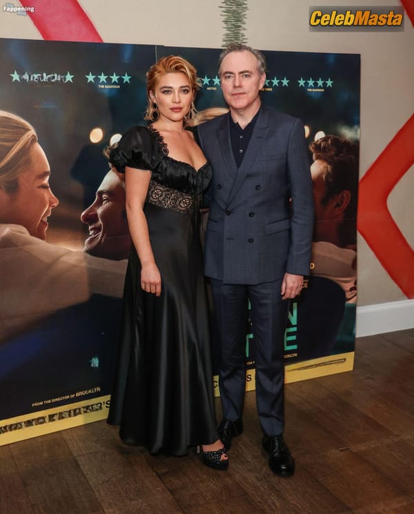 Florence Pugh Stuns In A Hot Black Lace At We Live In Time Premiere In London photo 33