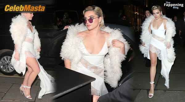 Florence Pugh Stuns In Outfit At Universal And Focus Features Bafta Afterparty photo 29