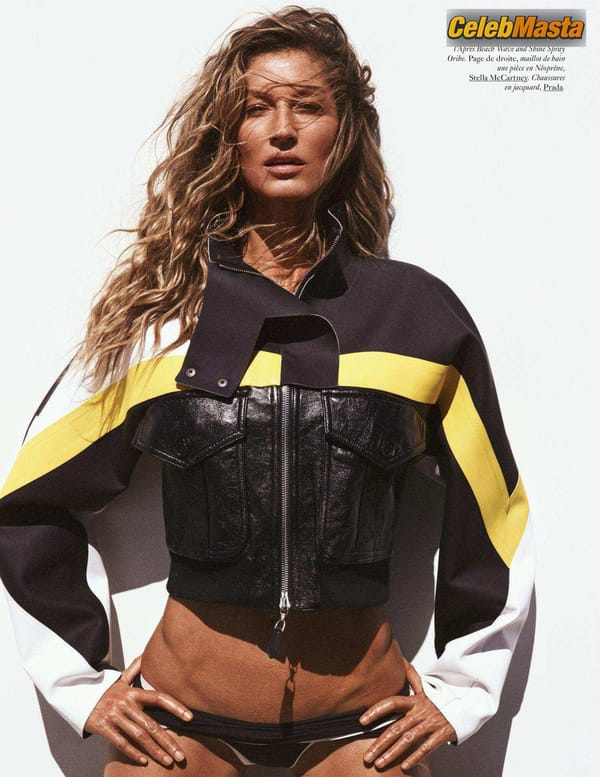 Gisele Bundchen on the pages of Vogue Paris June/July 2019 Issue photo 2