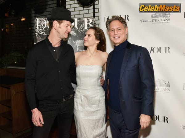 Felicity Jones at the DuJour Winter Issue Celebration in New York City photo 1
