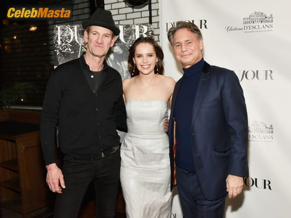 Felicity Jones at the DuJour Winter Issue Celebration in New York City photo 6