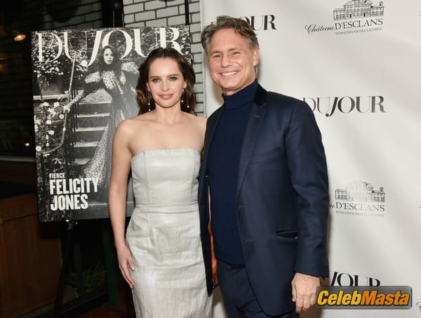 Felicity Jones at the DuJour Winter Issue Celebration in New York City photo 7