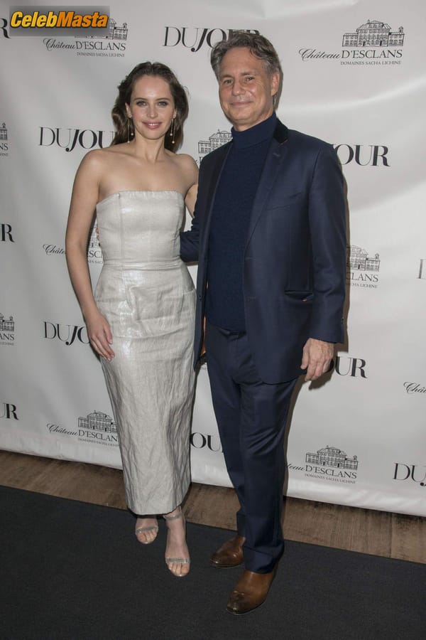 Felicity Jones at the DuJour Winter Issue Celebration in New York City photo 22