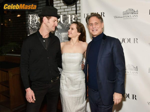 Felicity Jones at the DuJour Winter Issue Celebration in New York City photo 35