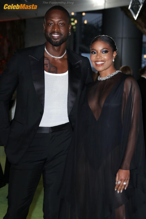 Gabrielle Union Flaunts Her Cleavage in A Black Dress at the Opening Gala of Academy Museum Motion Pictures In Los Angeles photo 1