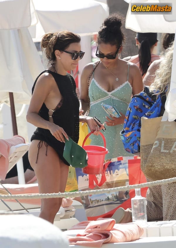 Eva Longoria Seen Showing Off Her Sizzles Bikini Body At Marbella Beach In Spain photo 59