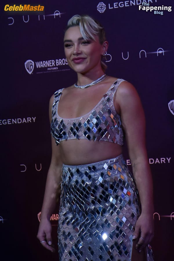 Florence Pugh Stuns In Glamorous Outfit At Dune: Part Two Bash Premiere In Mexico City photo 8