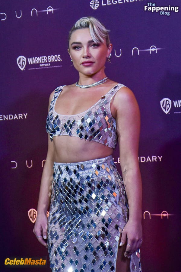 Florence Pugh Stuns In Glamorous Outfit At Dune: Part Two Bash Premiere In Mexico City photo 17