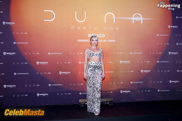 Florence Pugh Stuns In Glamorous Outfit At Dune: Part Two Bash Premiere In Mexico City photo 23