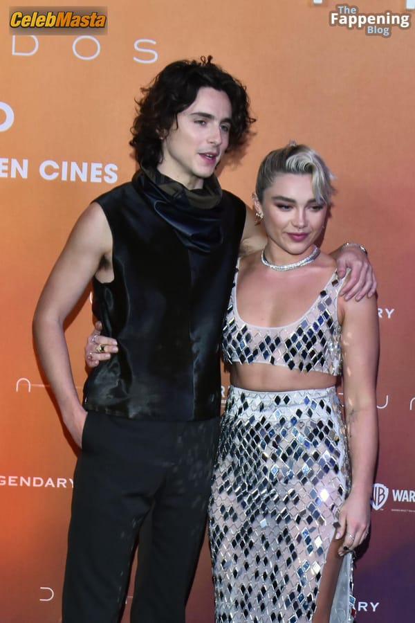 Florence Pugh Stuns In Glamorous Outfit At Dune: Part Two Bash Premiere In Mexico City photo 26