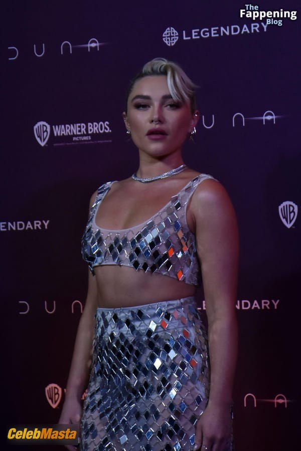 Florence Pugh Stuns In Glamorous Outfit At Dune: Part Two Bash Premiere In Mexico City photo 39