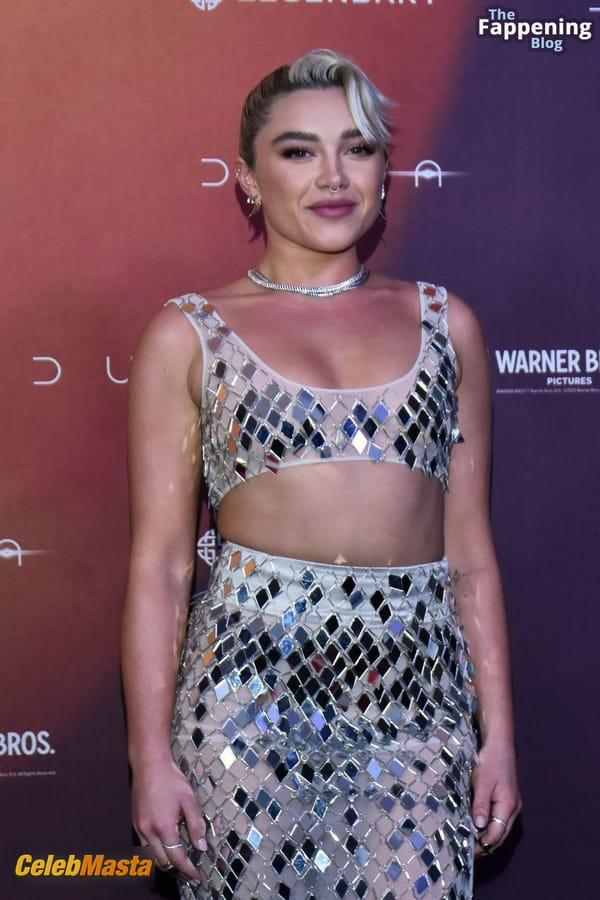 Florence Pugh Stuns In Glamorous Outfit At Dune: Part Two Bash Premiere In Mexico City photo 43