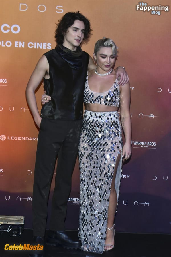 Florence Pugh Stuns In Glamorous Outfit At Dune: Part Two Bash Premiere In Mexico City photo 47