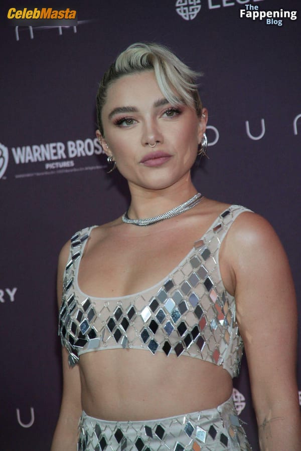 Florence Pugh Stuns In Glamorous Outfit At Dune: Part Two Bash Premiere In Mexico City photo 56