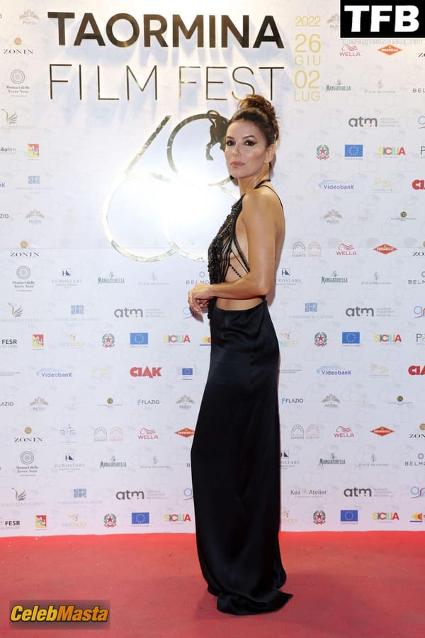 Eva Longoria Seen Flaunting Her Hot Figure In A See-Through Dress At The Taormina Film Fest in Italy photo 22