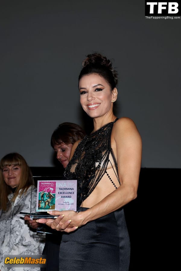 Eva Longoria Seen Flaunting Her Hot Figure In A See-Through Dress At The Taormina Film Fest in Italy photo 30