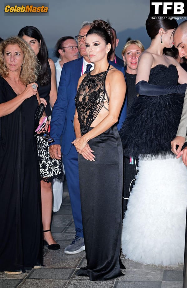 Eva Longoria Seen Flaunting Her Hot Figure In A See-Through Dress At The Taormina Film Fest in Italy photo 53