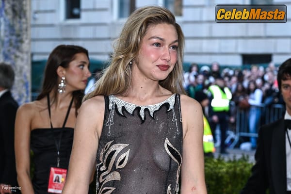 Gigi Hadid Flashes Her Hot Undies In A Gorgeous See-Through Dress At The Met Gala In NYC photo 15