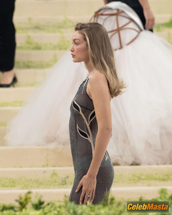 Gigi Hadid Flashes Her Hot Undies In A Gorgeous See-Through Dress At The Met Gala In NYC photo 32