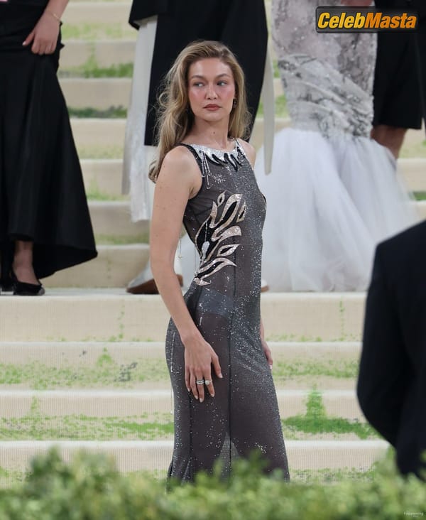 Gigi Hadid Flashes Her Hot Undies In A Gorgeous See-Through Dress At The Met Gala In NYC photo 39