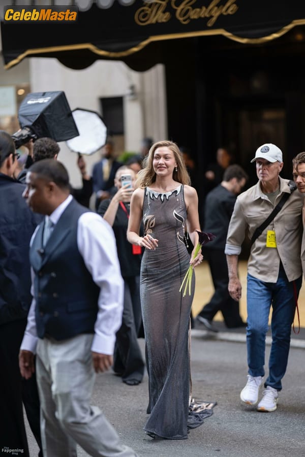 Gigi Hadid Flashes Her Hot Undies In A Gorgeous See-Through Dress At The Met Gala In NYC photo 48