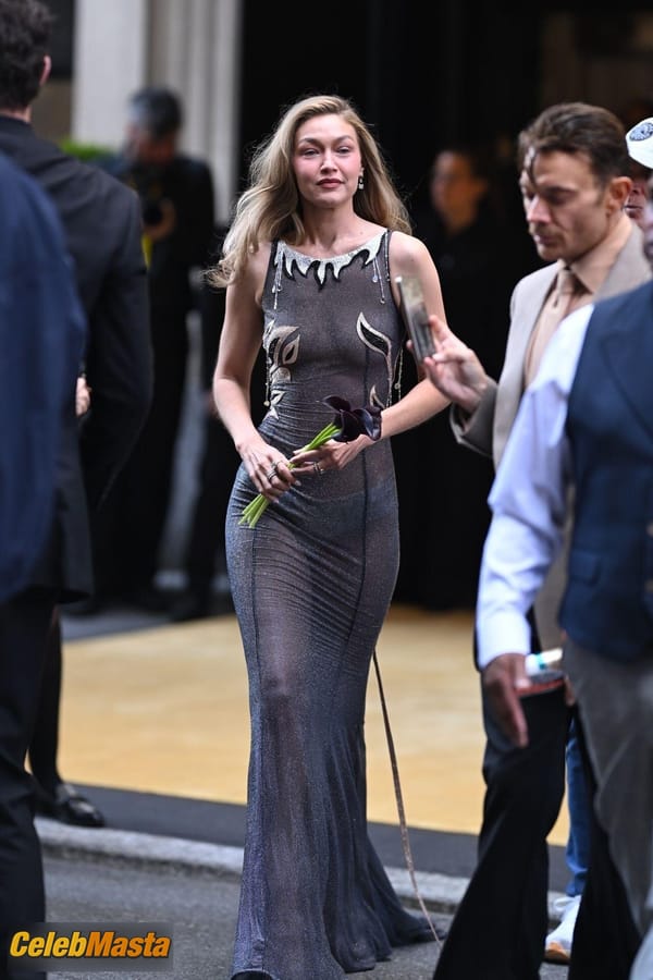 Gigi Hadid Flashes Her Hot Undies In A Gorgeous See-Through Dress At The Met Gala In NYC photo 52