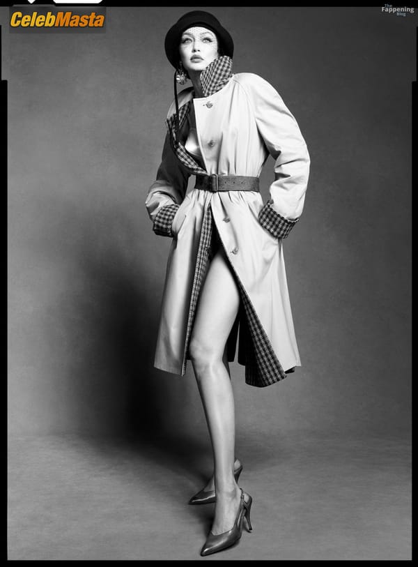 Gigi Hadid Poses In A Hot Bra And Shows Off Her Slender Figure In A Photoshoot For V Magazine photo 12