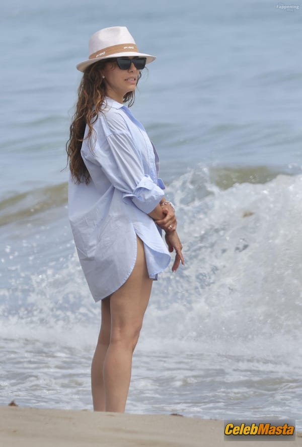 Eva Longoria Spotted Showing Off Her Hot Bikini Body At The Beach Club Nosso Marbella In Spain photo 36