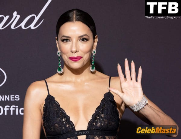 Eva Longoria Seen Showing Off Her Hot Tits And Legs At The Chopard Loves Cinema Dinner Gala Night in Cannes photo 19
