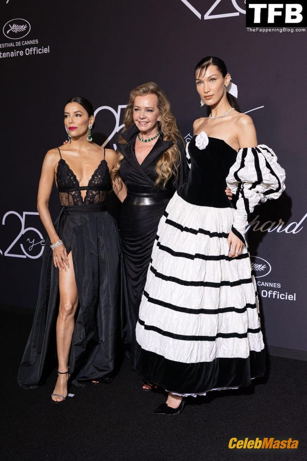 Eva Longoria Seen Showing Off Her Hot Tits And Legs At The Chopard Loves Cinema Dinner Gala Night in Cannes photo 25