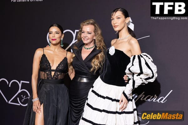 Eva Longoria Seen Showing Off Her Hot Tits And Legs At The Chopard Loves Cinema Dinner Gala Night in Cannes photo 29