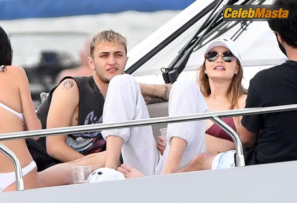 Gigi Hadid On Yacht With Brother Anwar Hadid And Some Friends in Miami photo 29