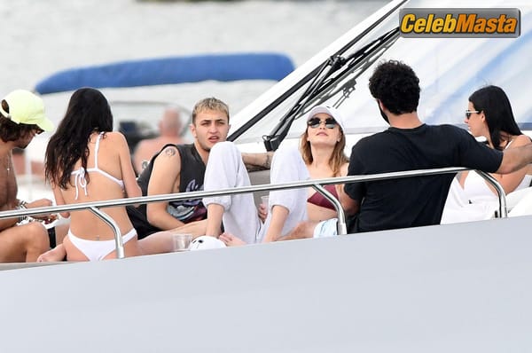 Gigi Hadid On Yacht With Brother Anwar Hadid And Some Friends in Miami photo 52
