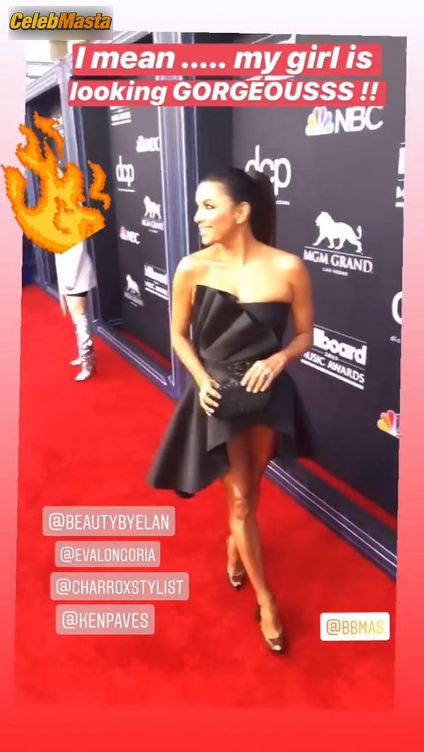 Eva Longoria stuns in a black dress at the 2019 Billboard Music Awards in Las Vegas photo 16
