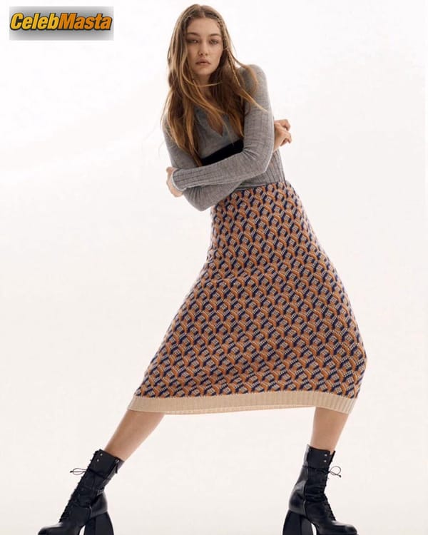 Gigi Hadid appeared in the Russian edition of Vogue magazine February 2020 Issue photo 16