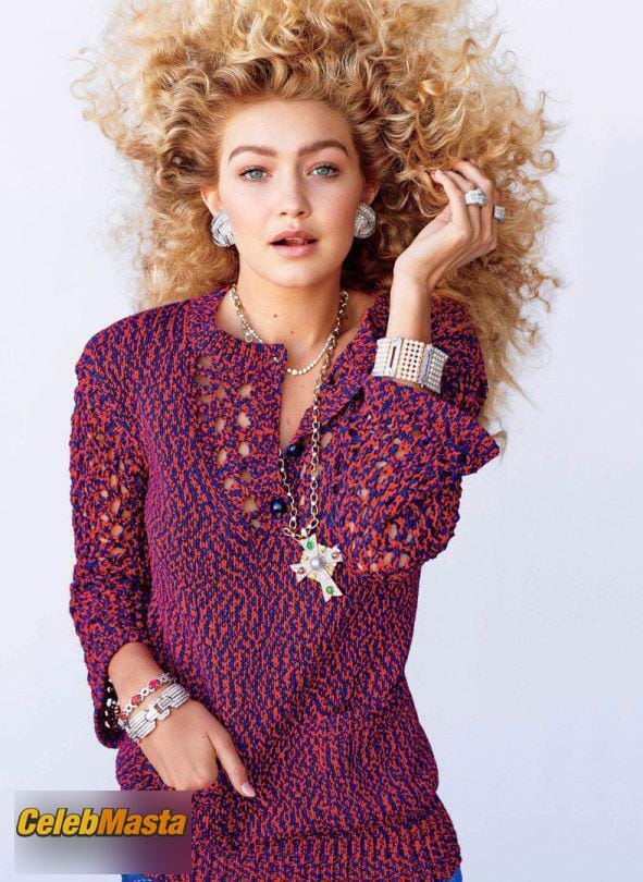 Gigi Hadid Topless for V Magazine photo 9