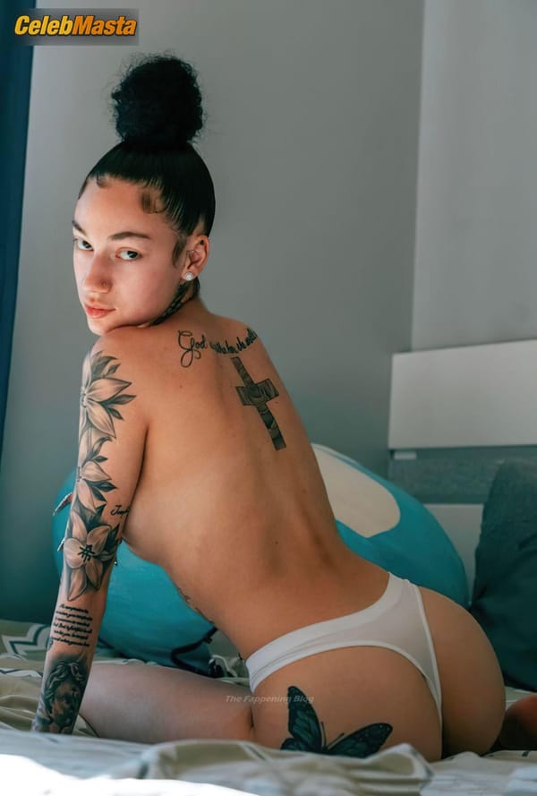 Bhad Bhabie Photos: Posing Topless In Lingerie Showing Off Her Hot Curvy Body photo 4