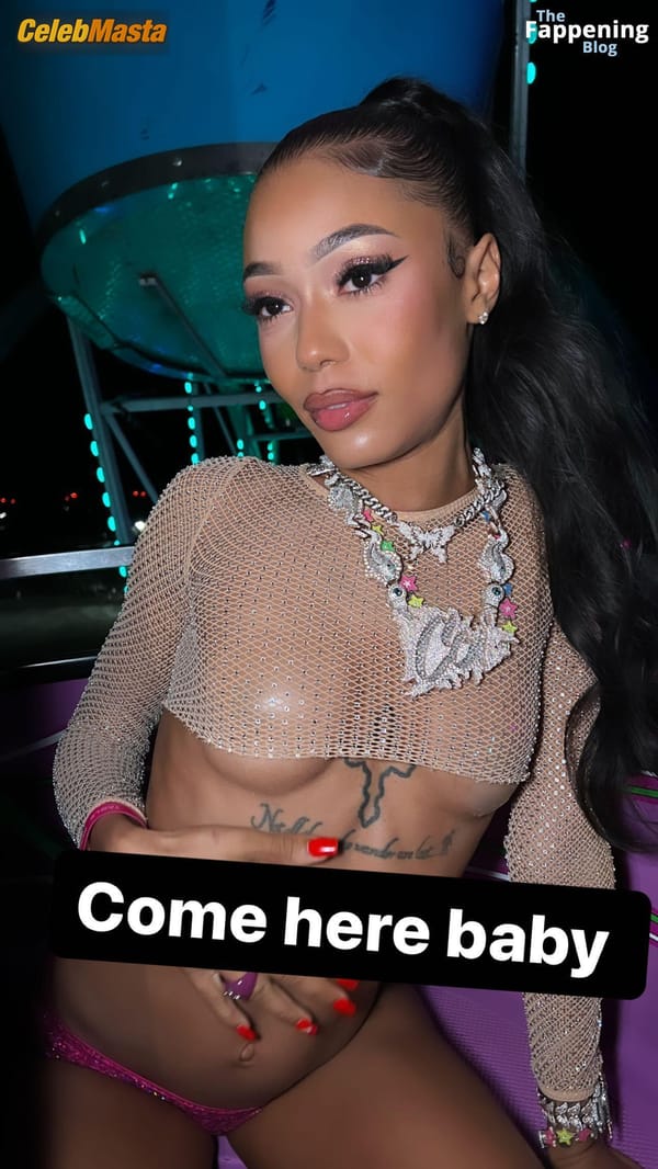 Coi Leray Photo Gallery: Flaunts Her Assets At Neon Carnival Party photo 6