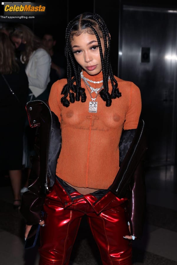 Coi Leray Photos: Seen Showing Off Her Tits At The Nyfw In New York City photo 2