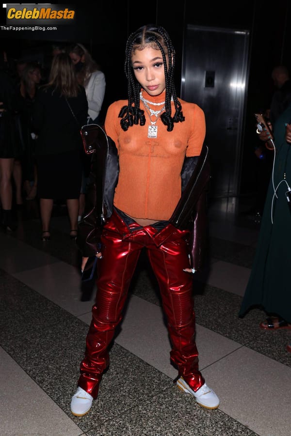 Coi Leray Photos: Seen Showing Off Her Tits At The Nyfw In New York City photo 5