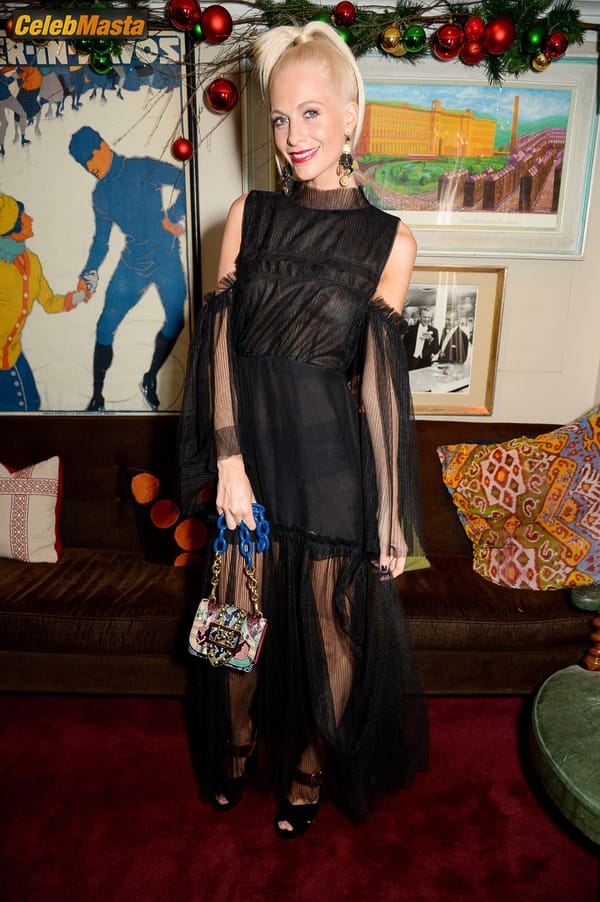Poppy Delevinge Photos from Poppy Delevingne Braless At Love Magazine Christmas Party At George In London photo 5