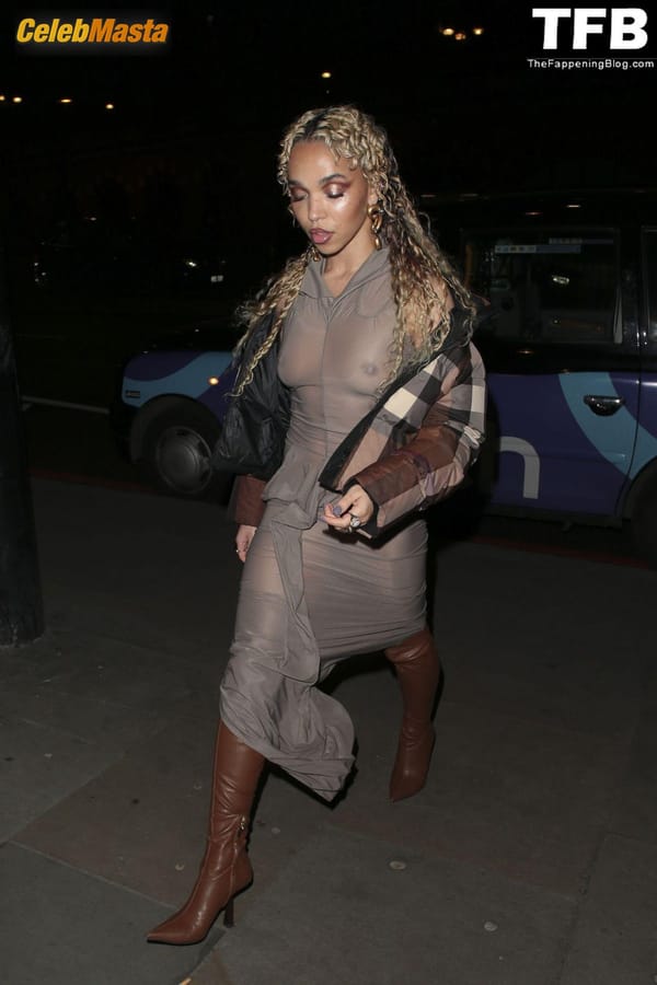 FKA twigs Pics: Seen Flashing Her Tits In London photo 6